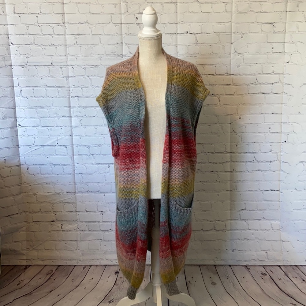 Anthropology Colored Midi Cartigan